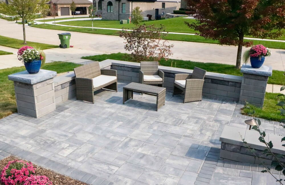 Paver+patio+and+pavilion+in+Troy,+MI
